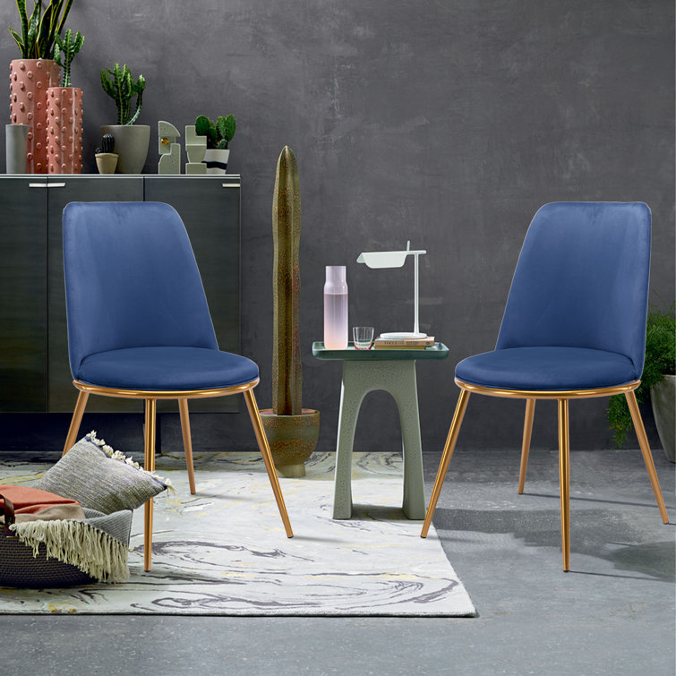 Blue velvet online chair kmart